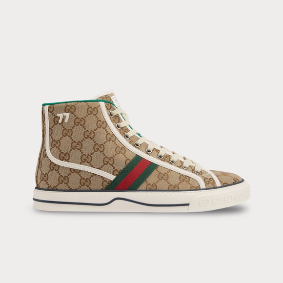 Gucci Tennis 1977 High Top Sneaker - Men’s 12.5 - Picture 1 of 8